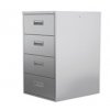 4 Drw Midi Filing Cabinet Grey