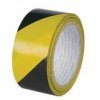 Q CONN HAZARD TAPE 48MM YLW BLK PK6